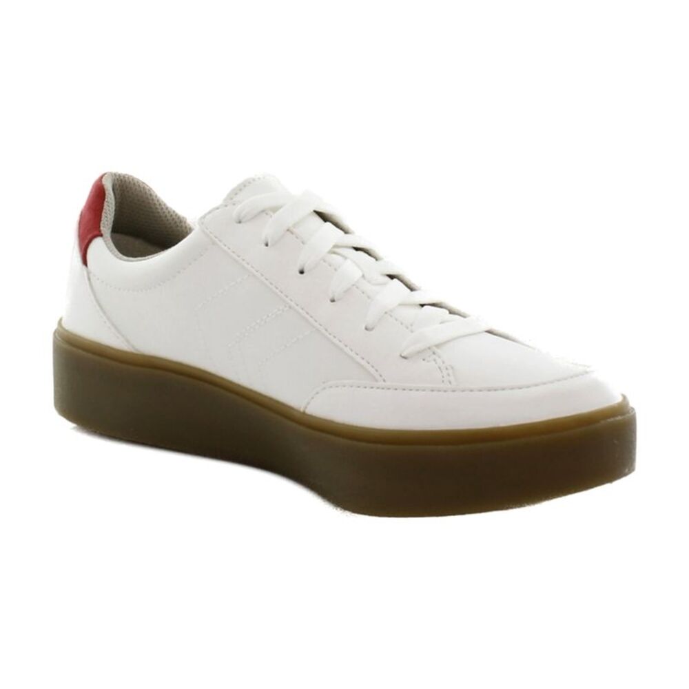 Dr. Scholl's Madison Lace White Nylon (Wide)